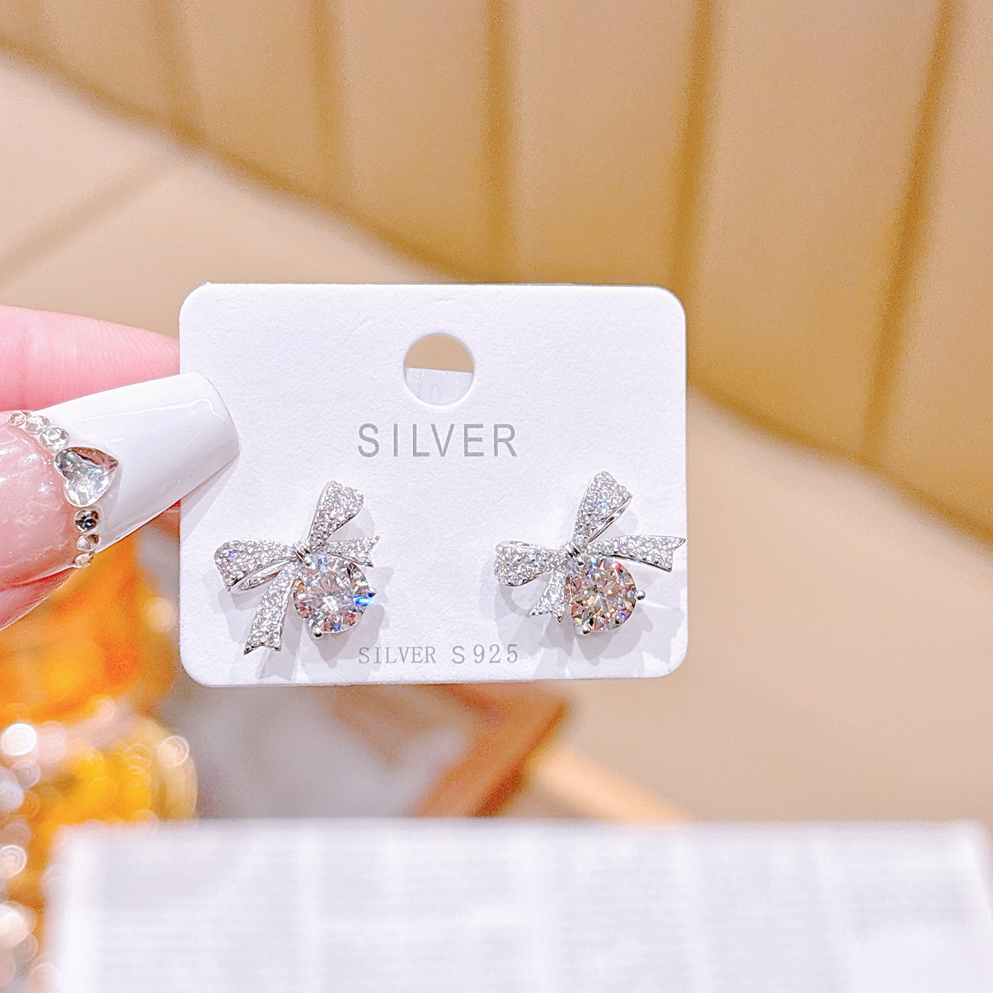 Hypoallergenic Silver Earrings Unique Proposal Gold