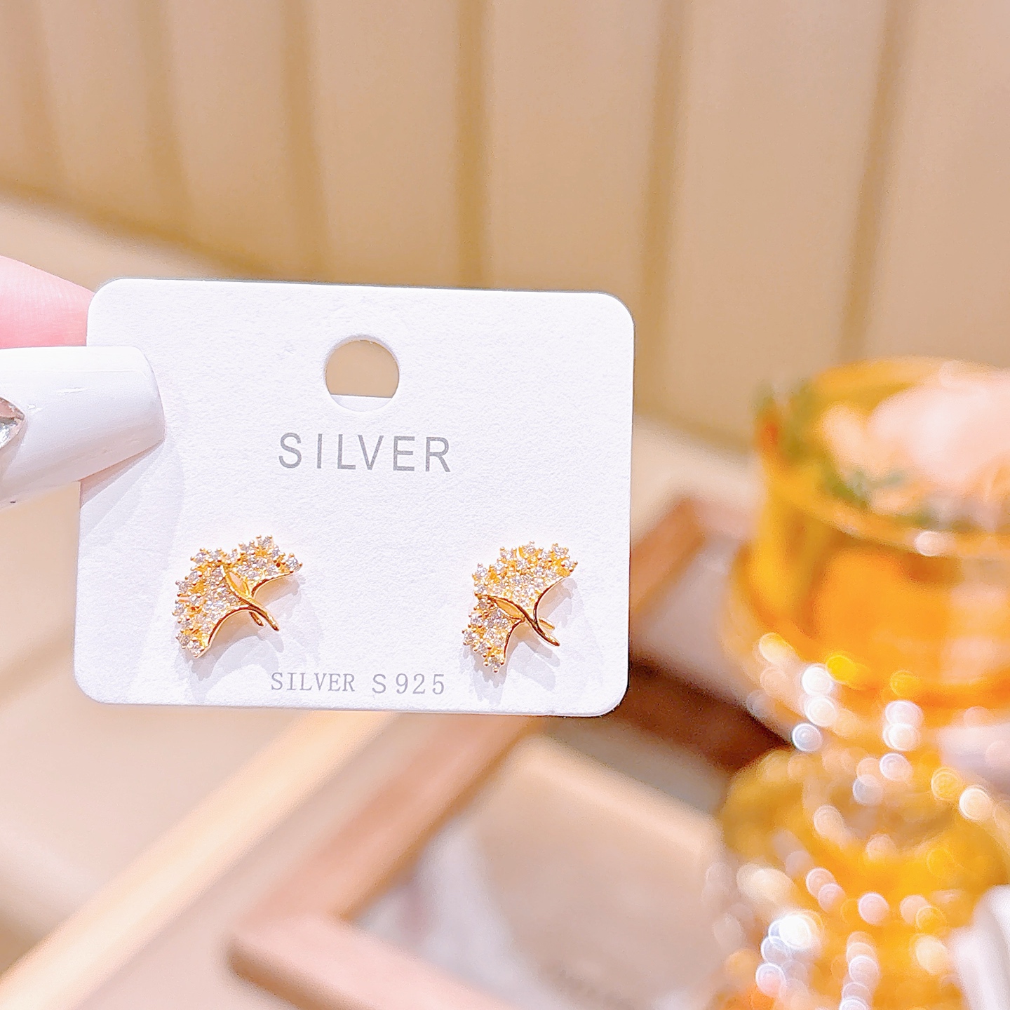 Hypoallergenic Silver Earrings Chic Banquet Silver