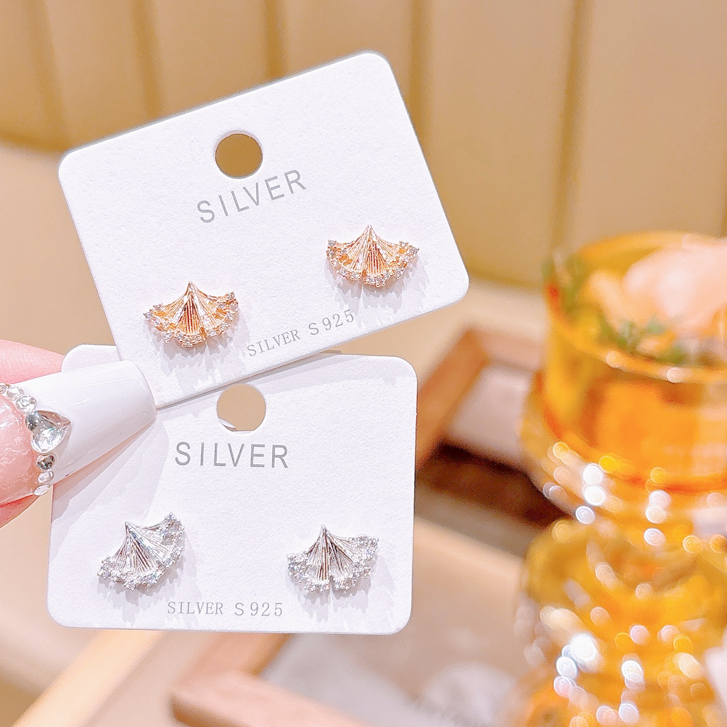 925 Silber Ohrringe Einzigartig Muttertag Silber