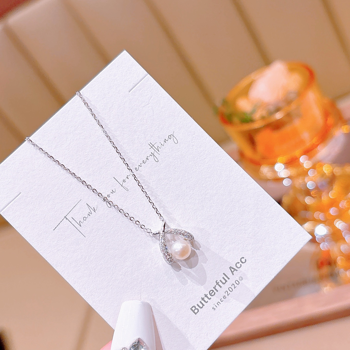 Nickel Free Silver Necklace Precision Bestie Gift Silver