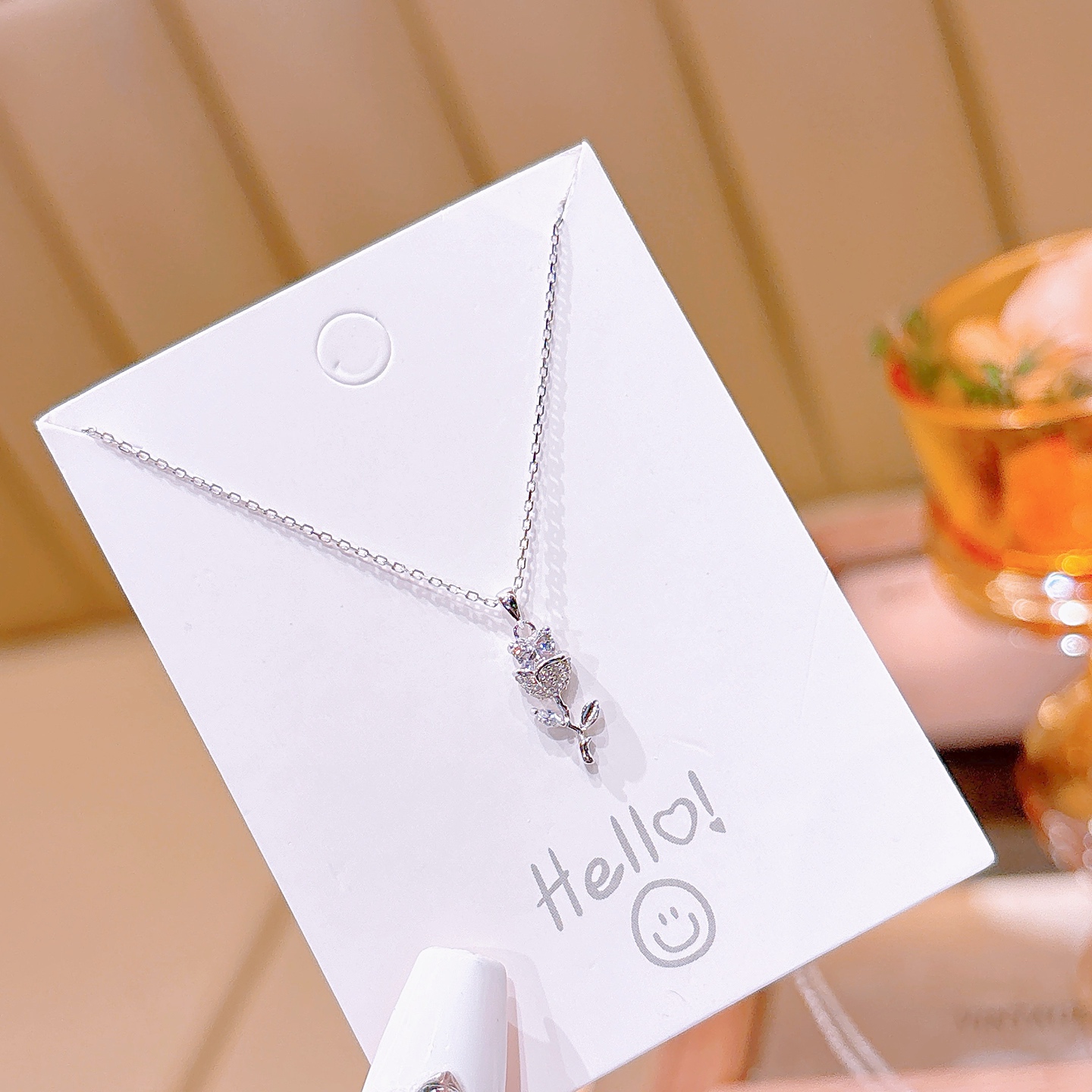 925 Silber Kette Minimalistisch Arbeitsplatz Silber