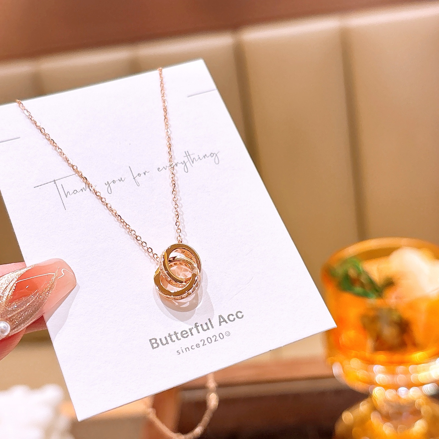 Fine Silver Necklace Forest Confession Gold