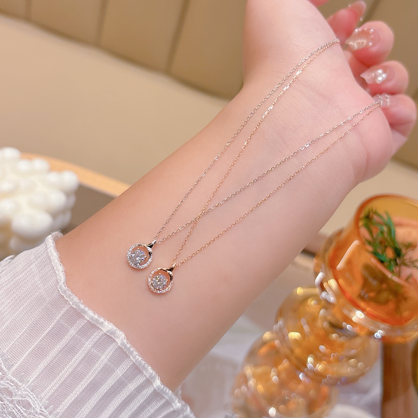 Nickel Free Silver Necklace Fresh Teacher's Day Gold