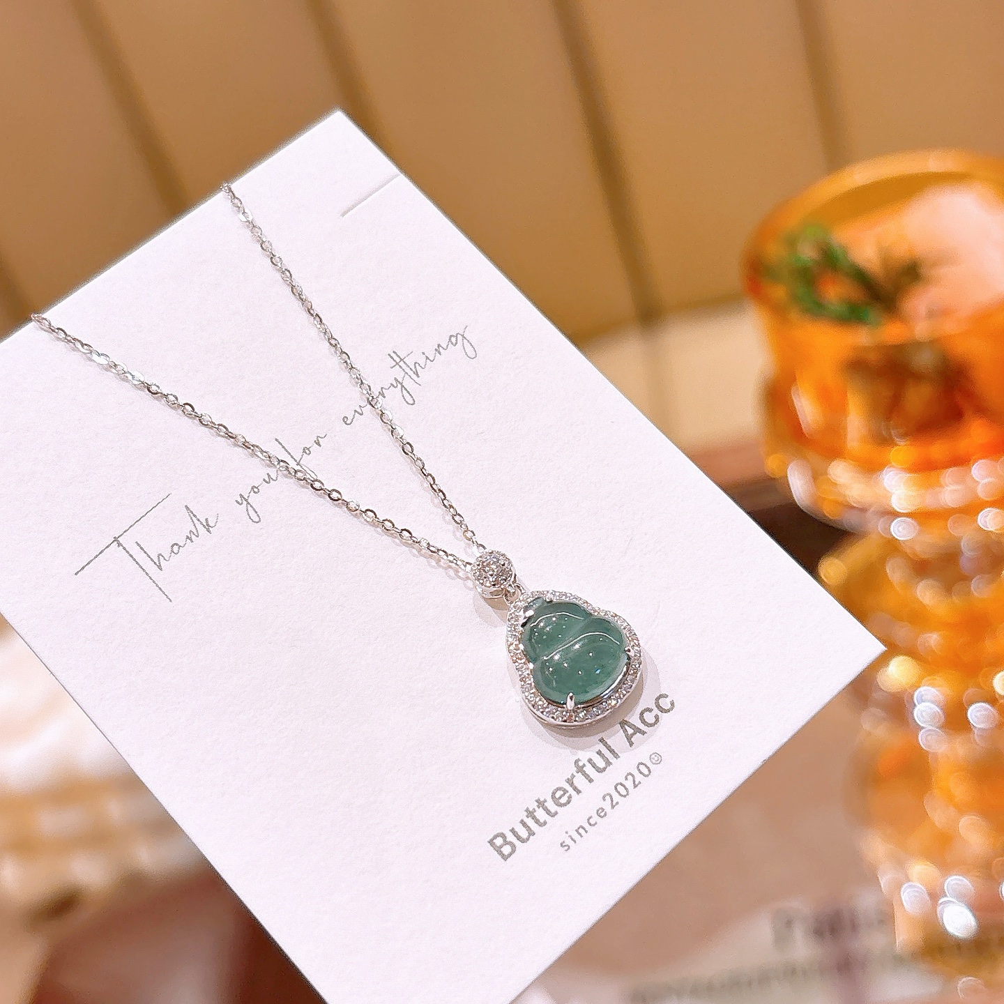 925 Silver Jadeite Necklace Soft Anniversary Silver