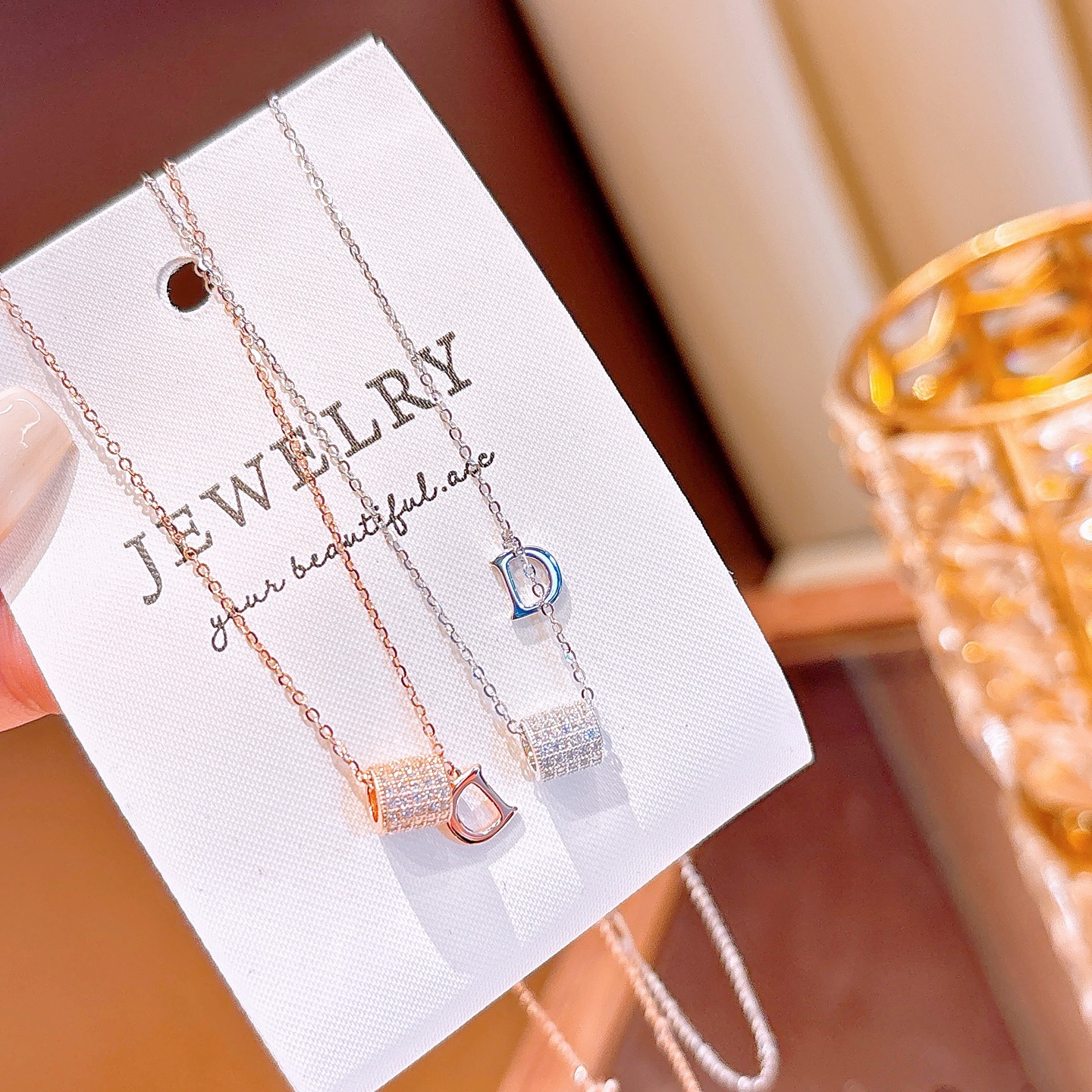 Hypoallergenic Silver Necklace Elegant Spring Festival Silver