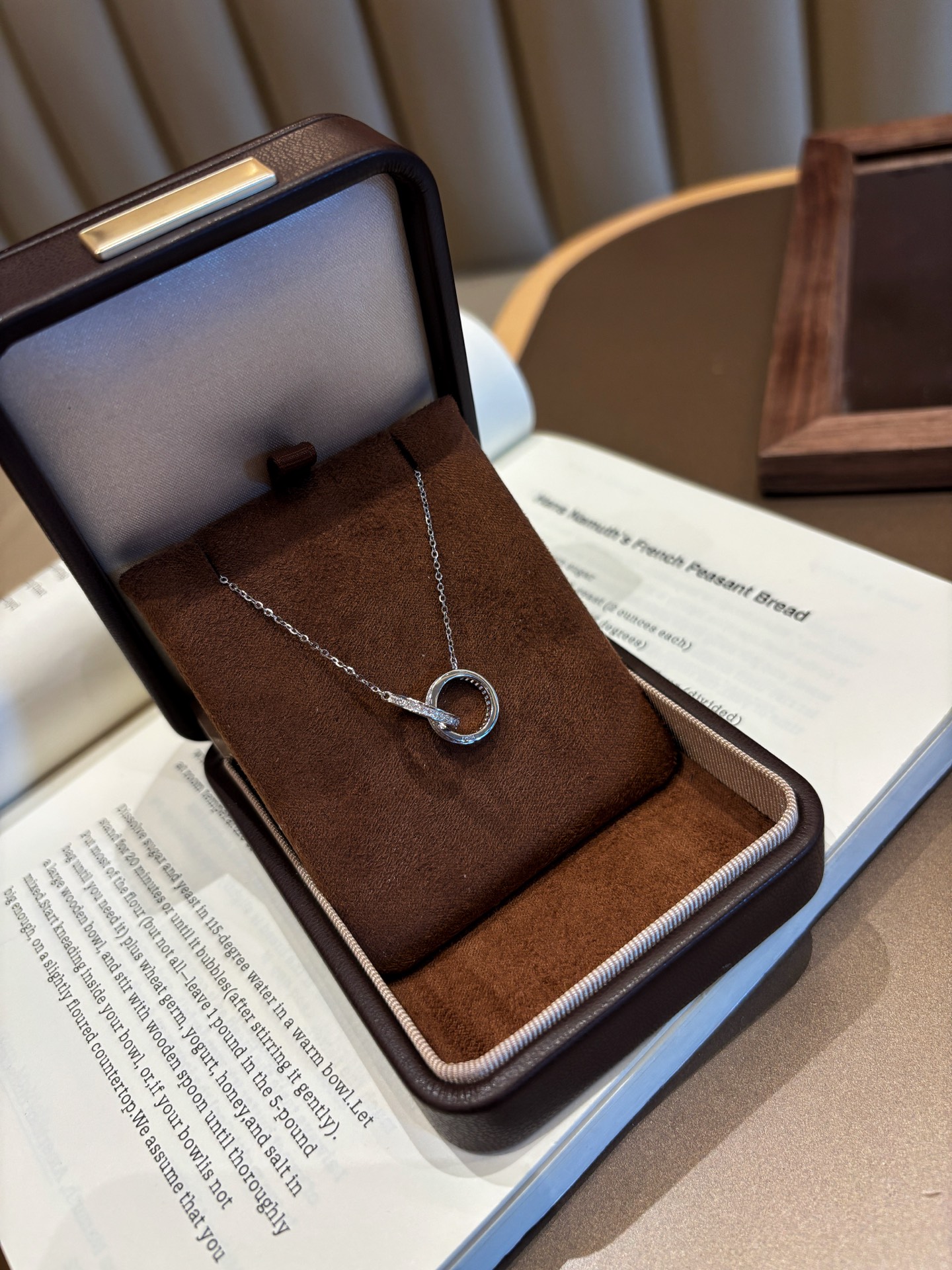 Hypoallergenes Silber Kette Romantisch Geschenk für beste Freundin