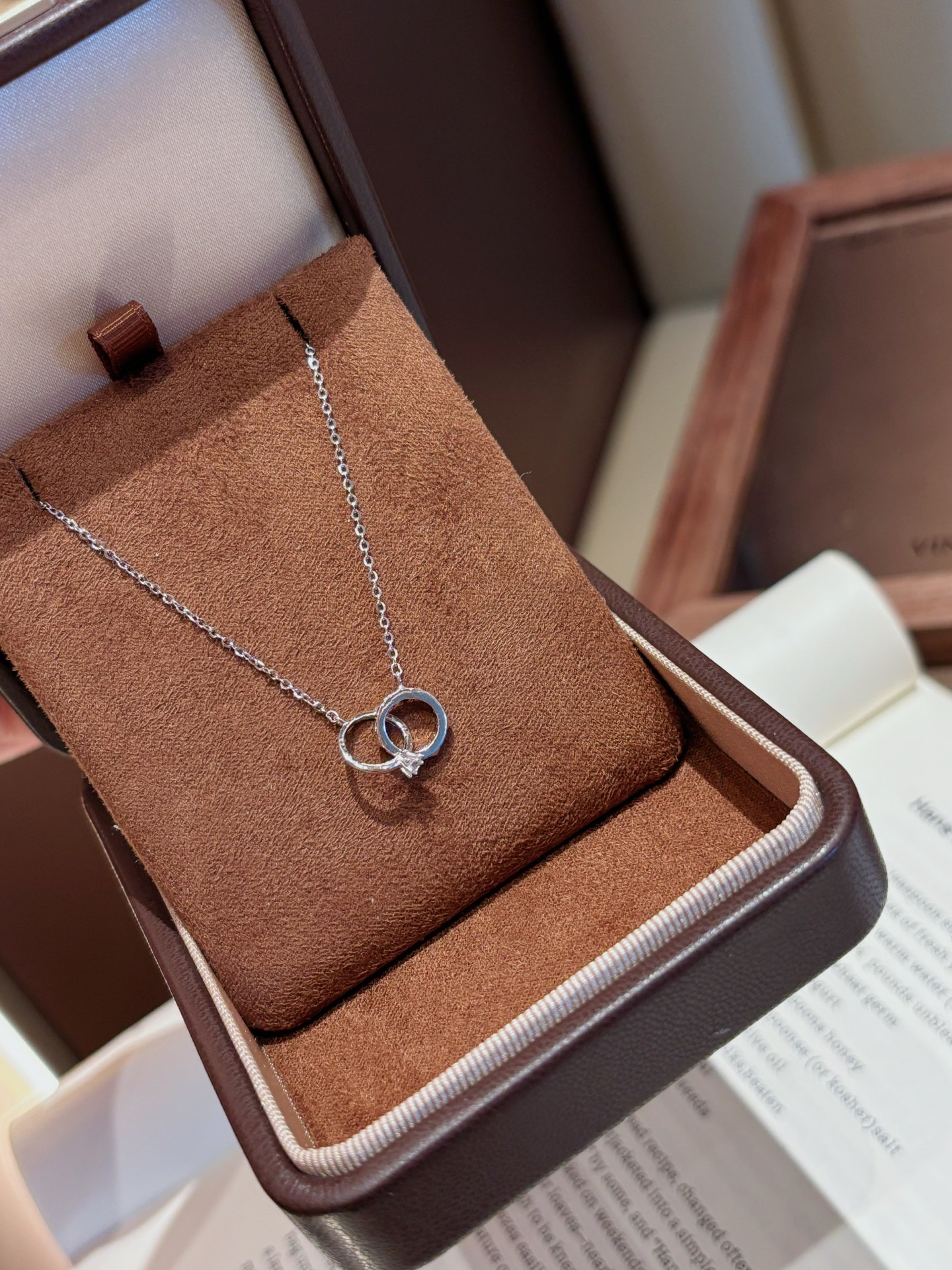 Feinsilber Kette Verspielt Hauseinweihung Gold