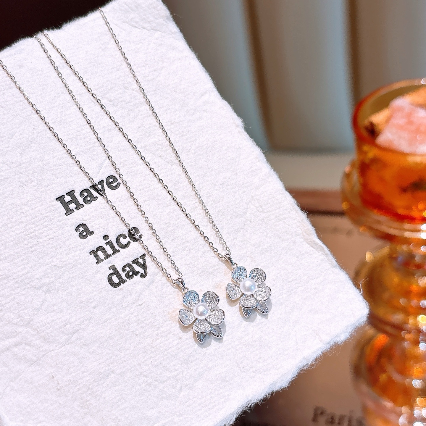 ラグジュアリー925シルバーネックレスシルバー 日常使い