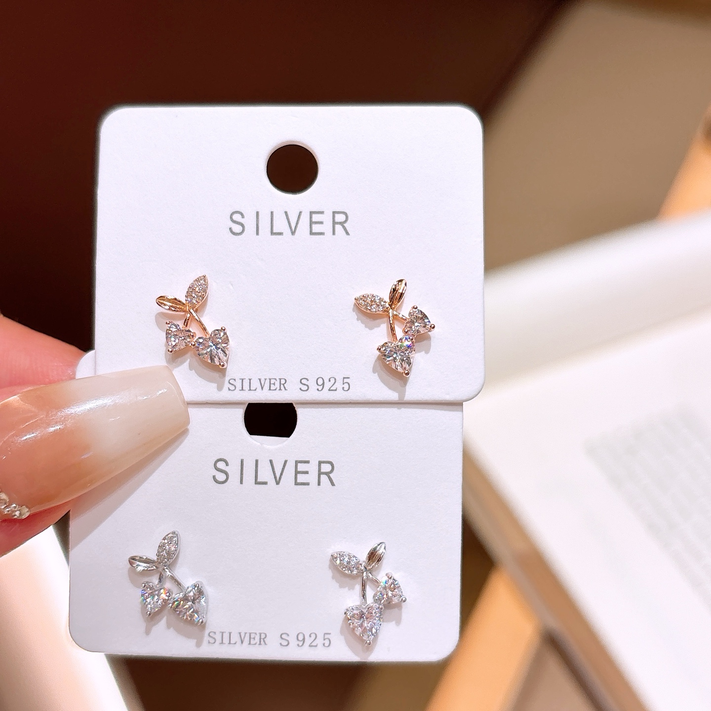 High Polish Silver Earrings Girly Date Night Silver