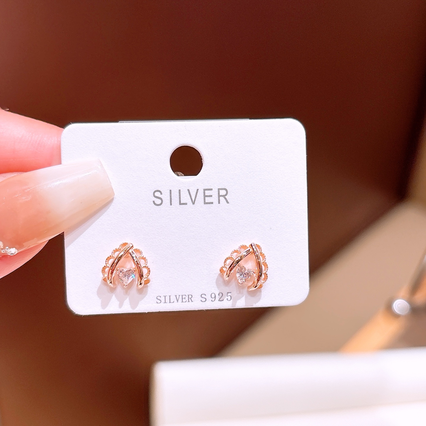 925 Silver Earrings Fresh Party Silver