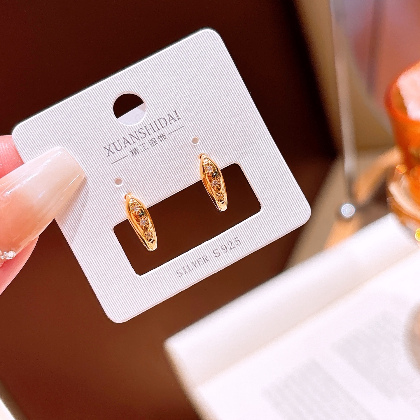 Fine Silver Ear Cuffs Ins Style Workplace Silver