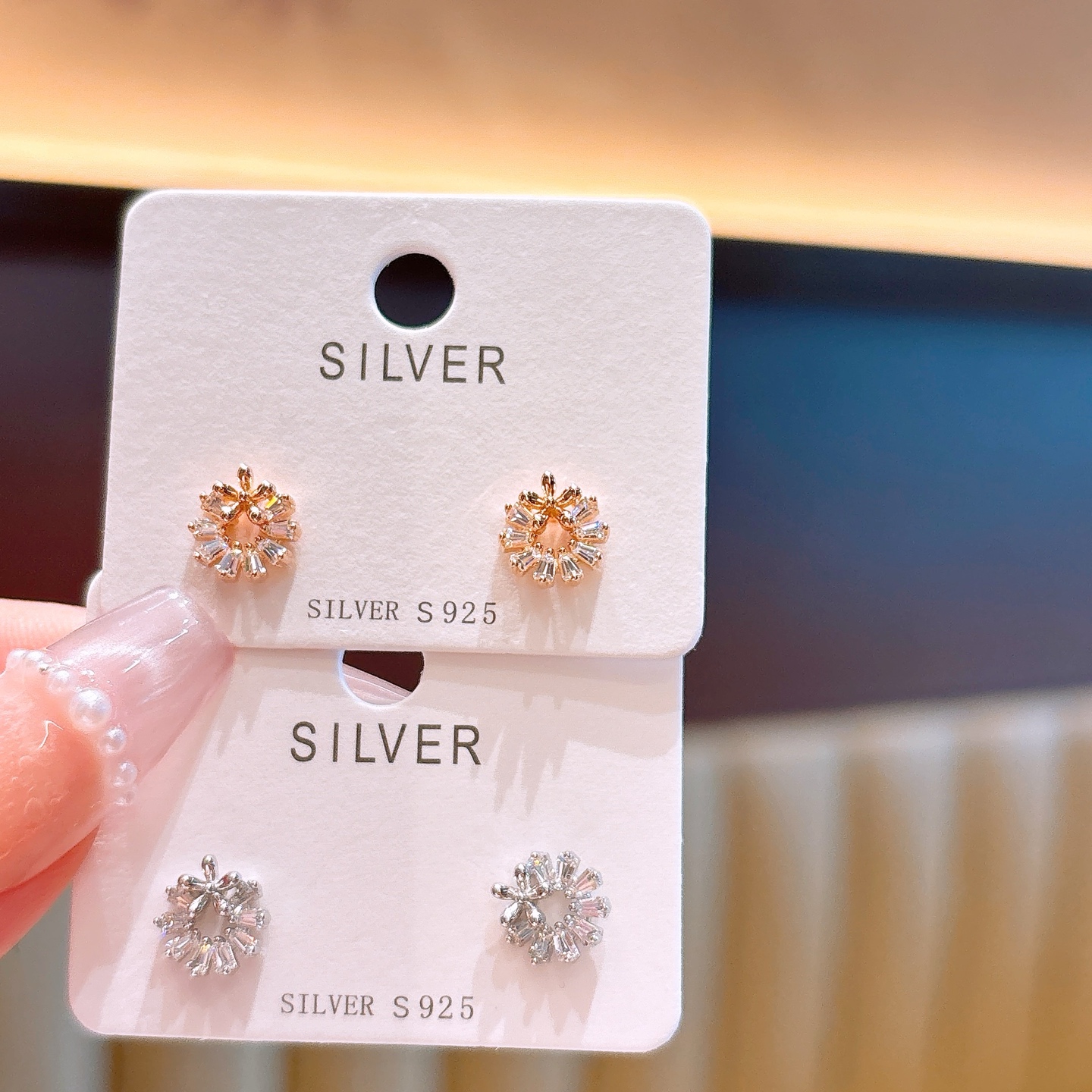 925 Silver Earrings Ultra Minimal Gift for Her Silver