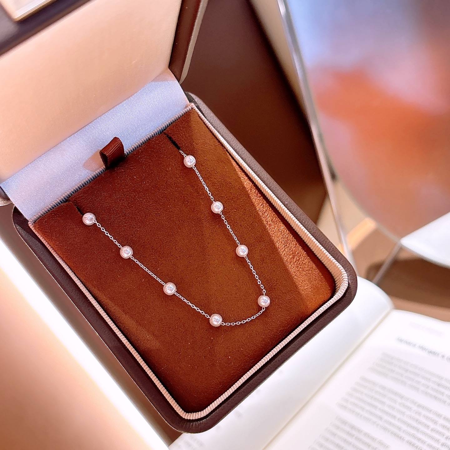 Feinsilber Kette Vintage Muttergeburtstag Gold