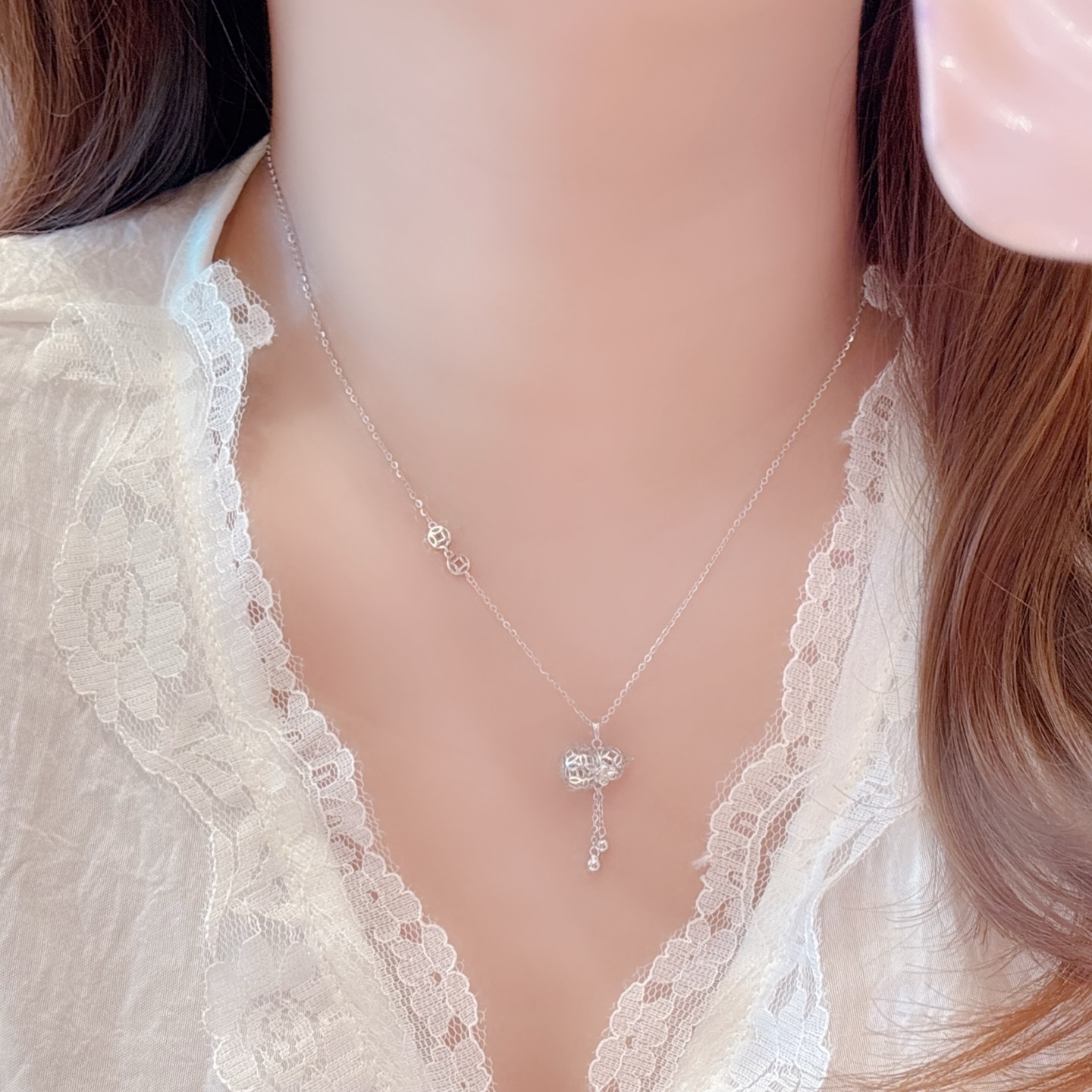 Nickelfreies Silber Kette Frisch Vatertag Gold