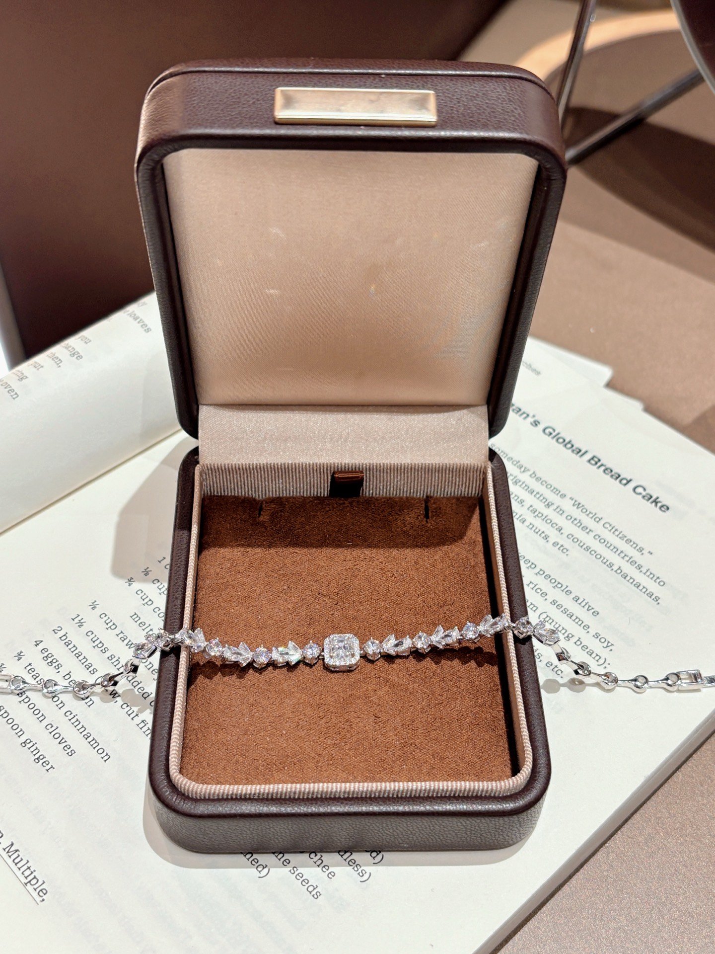 Fine Silver Moissanite Bracelet Chic Anniversary Gold