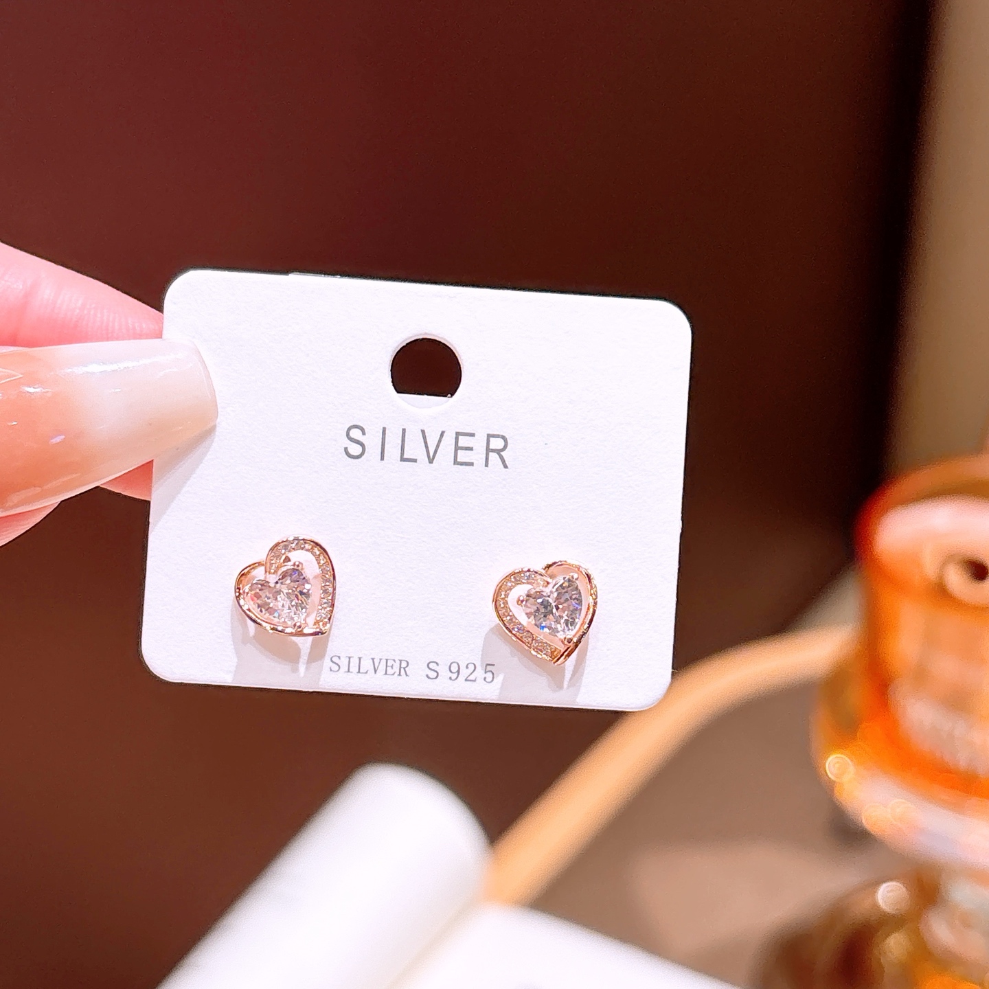 S925 Sterling Silver Earrings Fresh New Year Silver