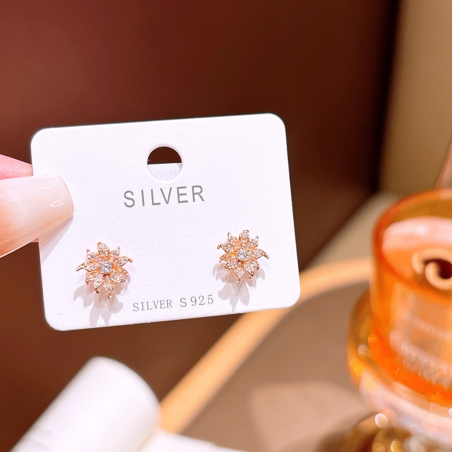 High Polish Silver Earrings Delicate Everyday Wear Gold