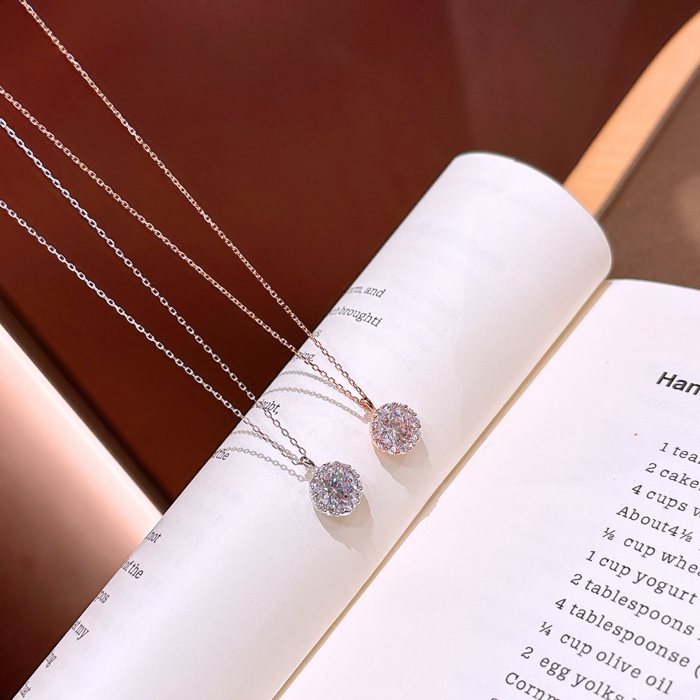 ミニマル純銀ネックレスゴールド 晩餐会