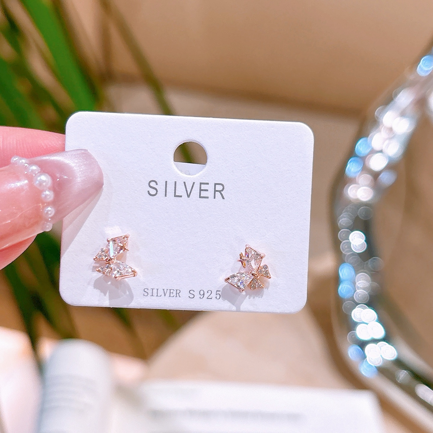 Solid Silver Earrings Ultra Minimal Confession Gold