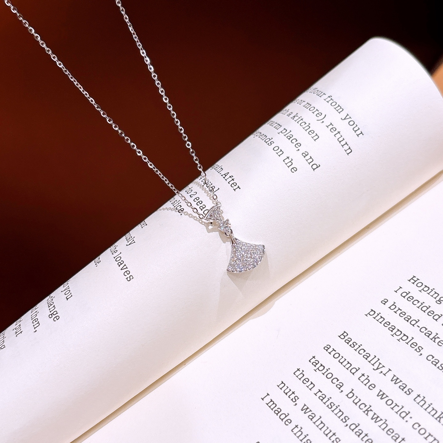 Hypoallergenic Silver Moissanite Necklace Minimalist Mother's Birthday