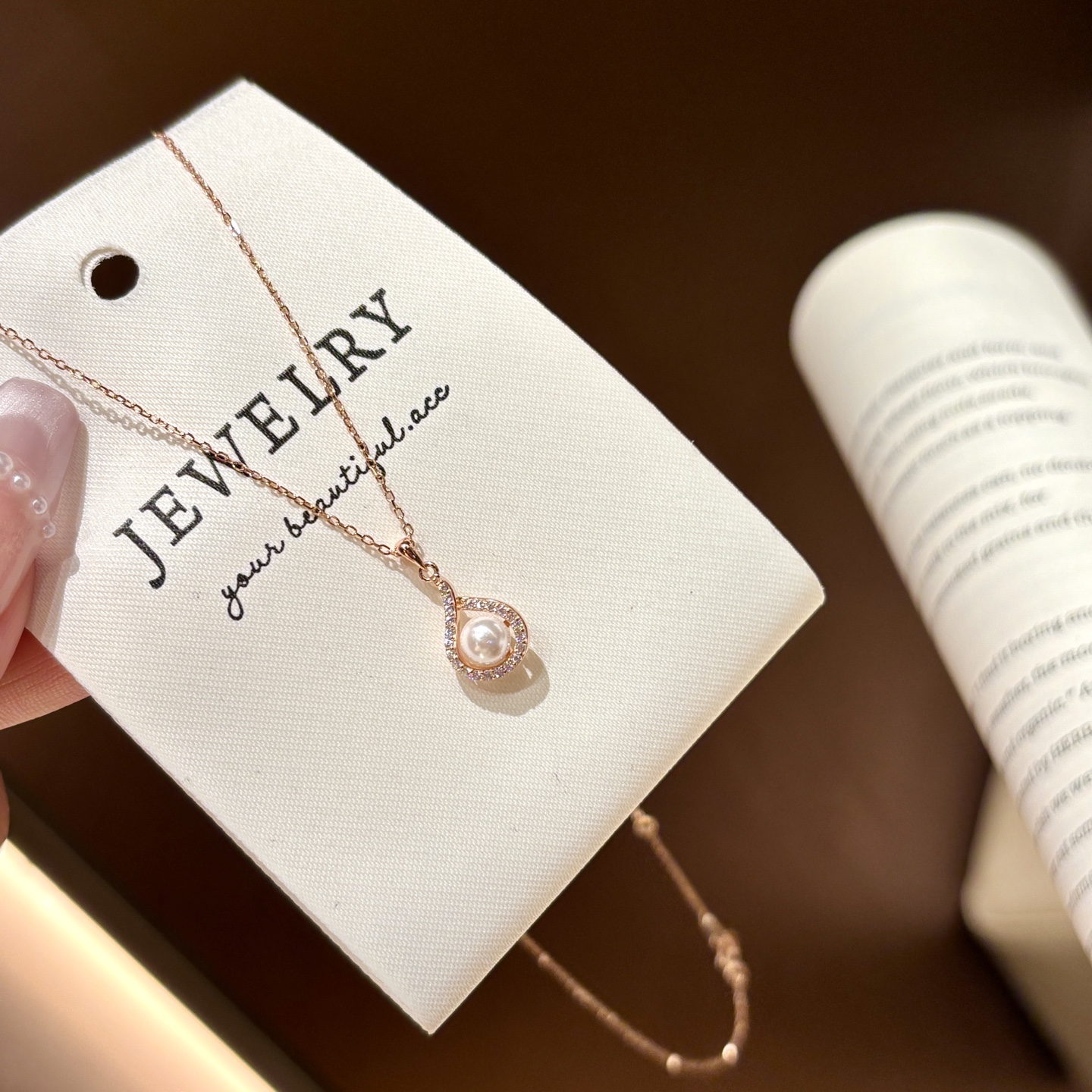 Hypoallergenic Silver Necklace Playful Teacher's Day Silver