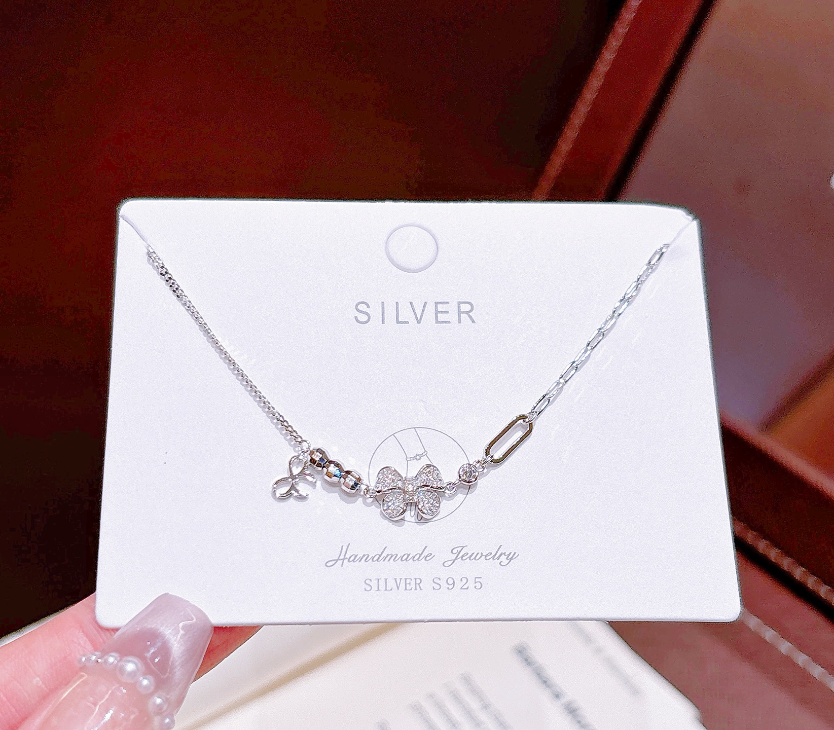 ガーリーS925スターリングシルバーブレスレットゴールド 先生の日