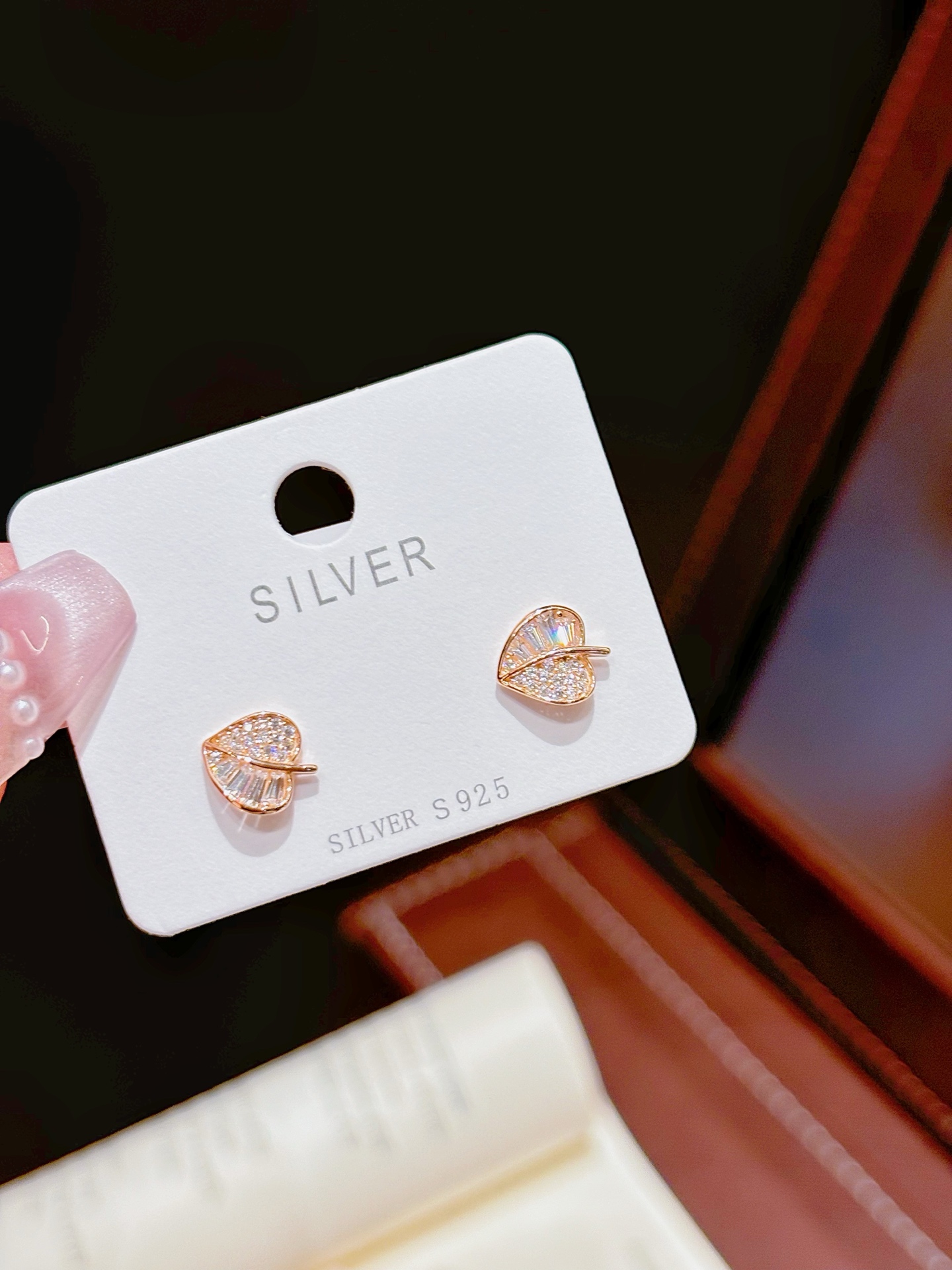 S925 Sterling Silver Earrings Playful Housewarming Silver