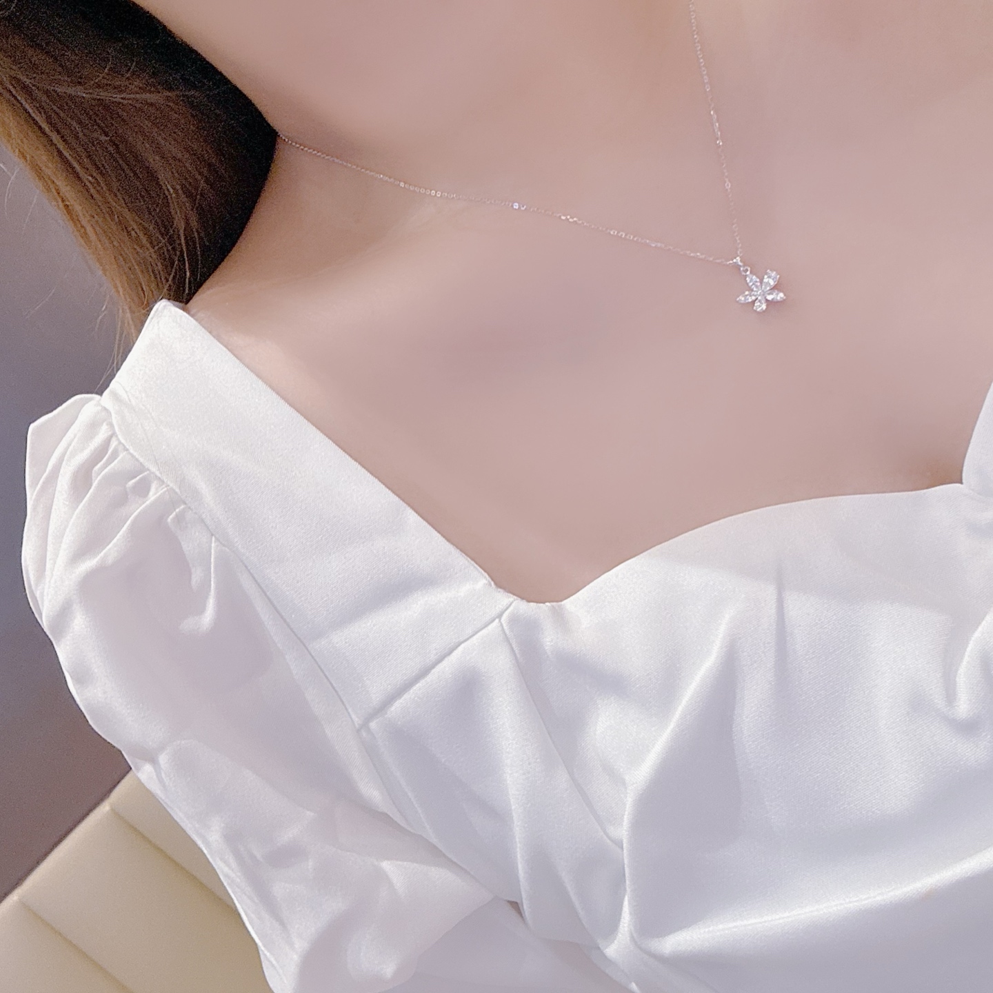 Hypoallergenic Silver Necklace Pure Christmas Silver