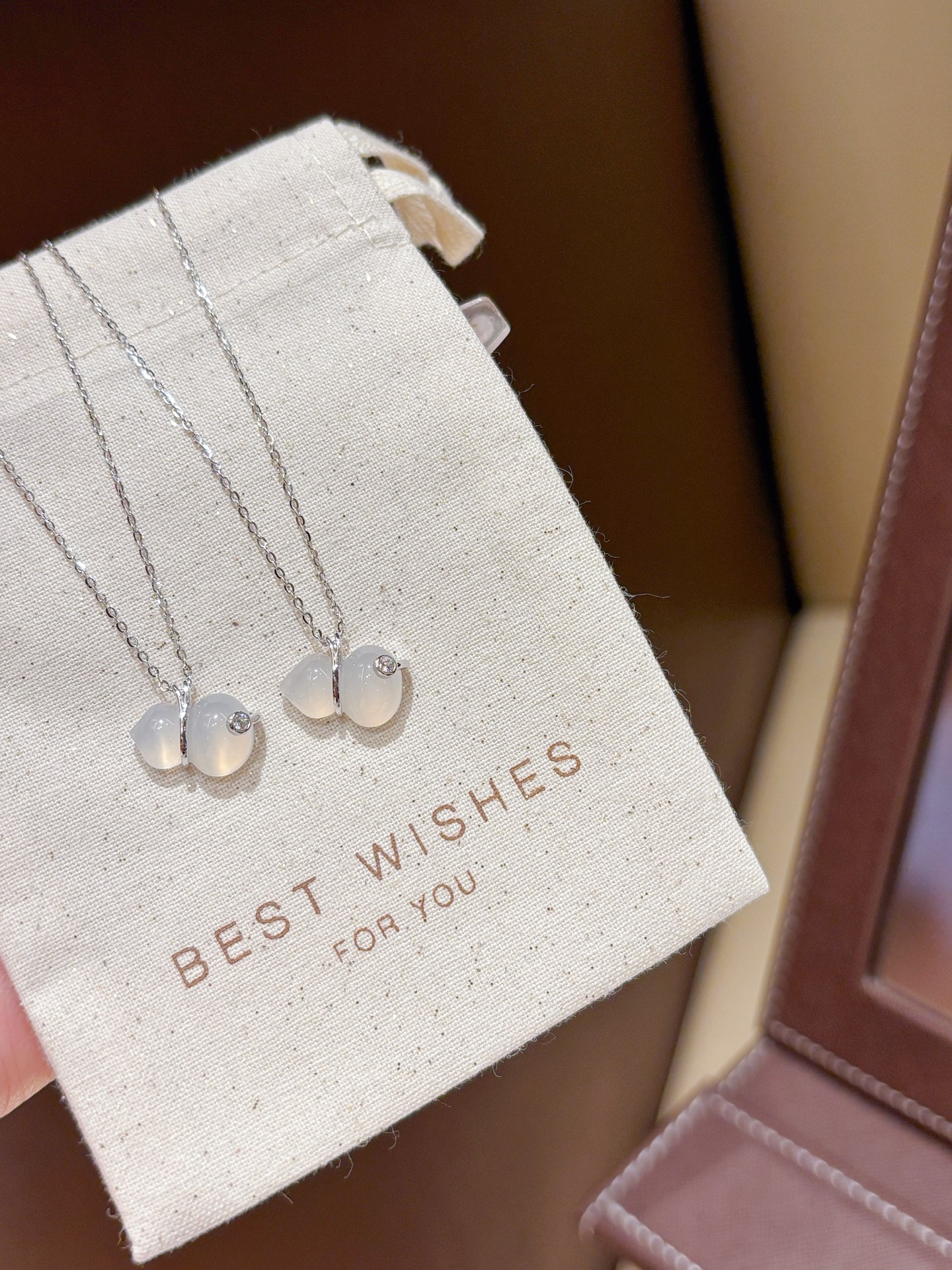 Nickel Free Silver Necklace Elegant Gift for Her Silver