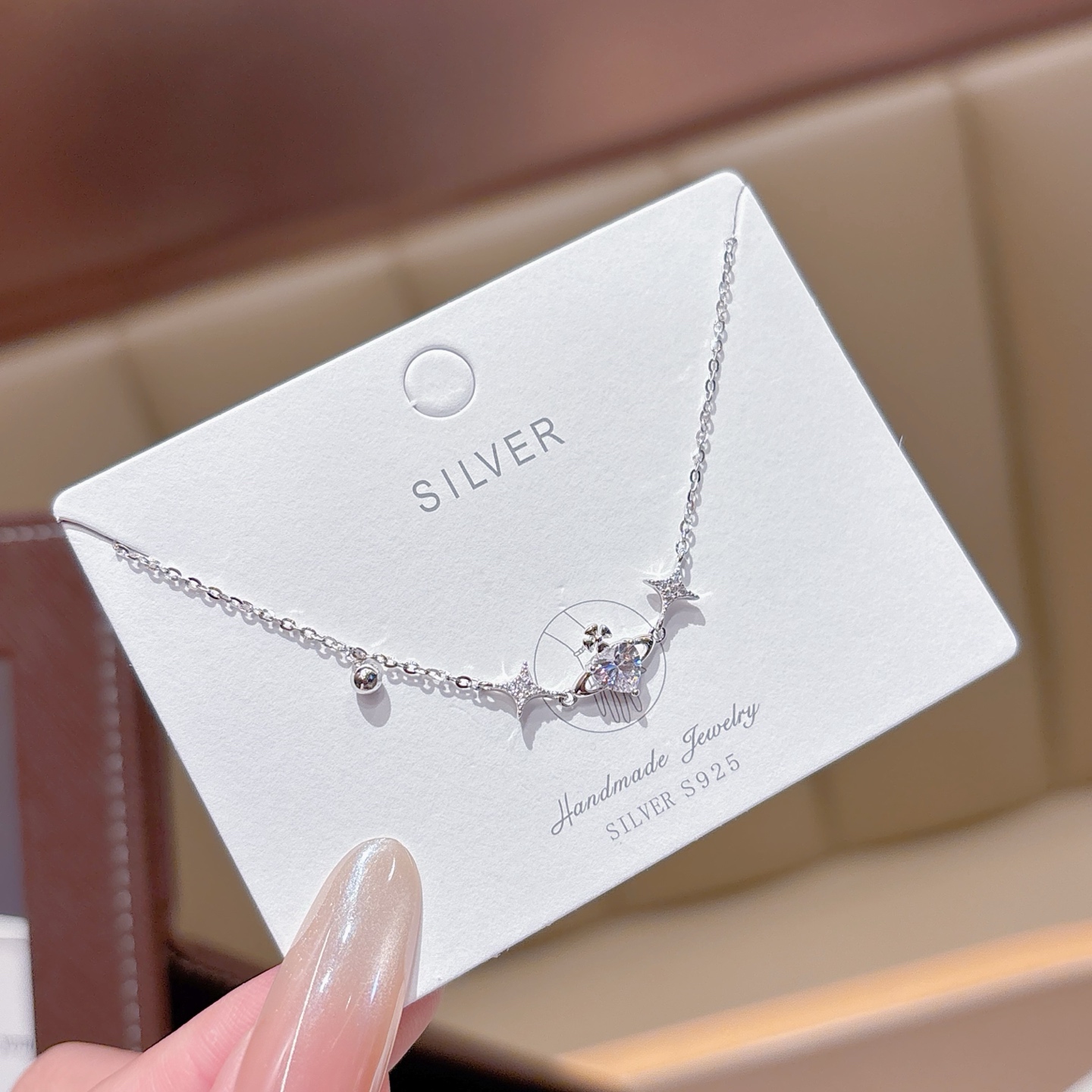 ガーリー純銀ブレスレットシルバー 卒業