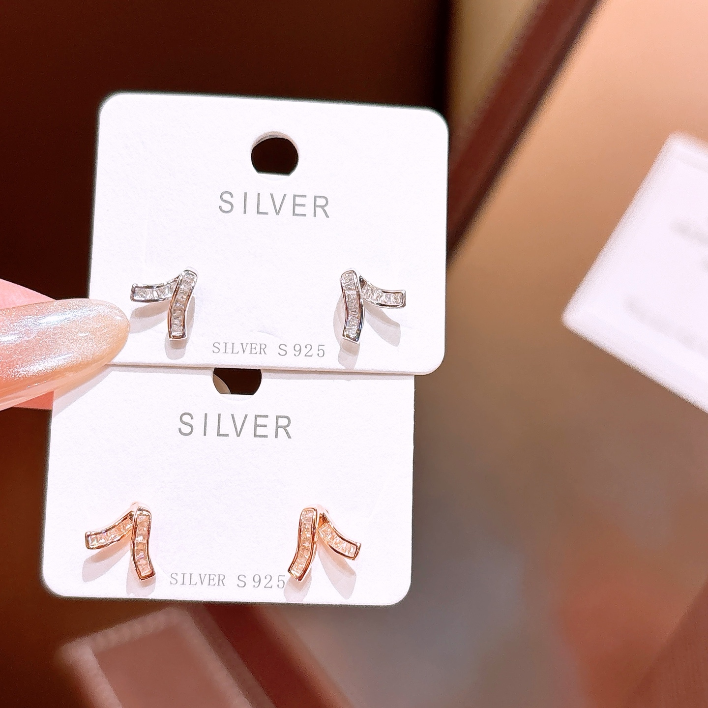 Nickel Free Silver Earrings Ethereal Annual Party Silver