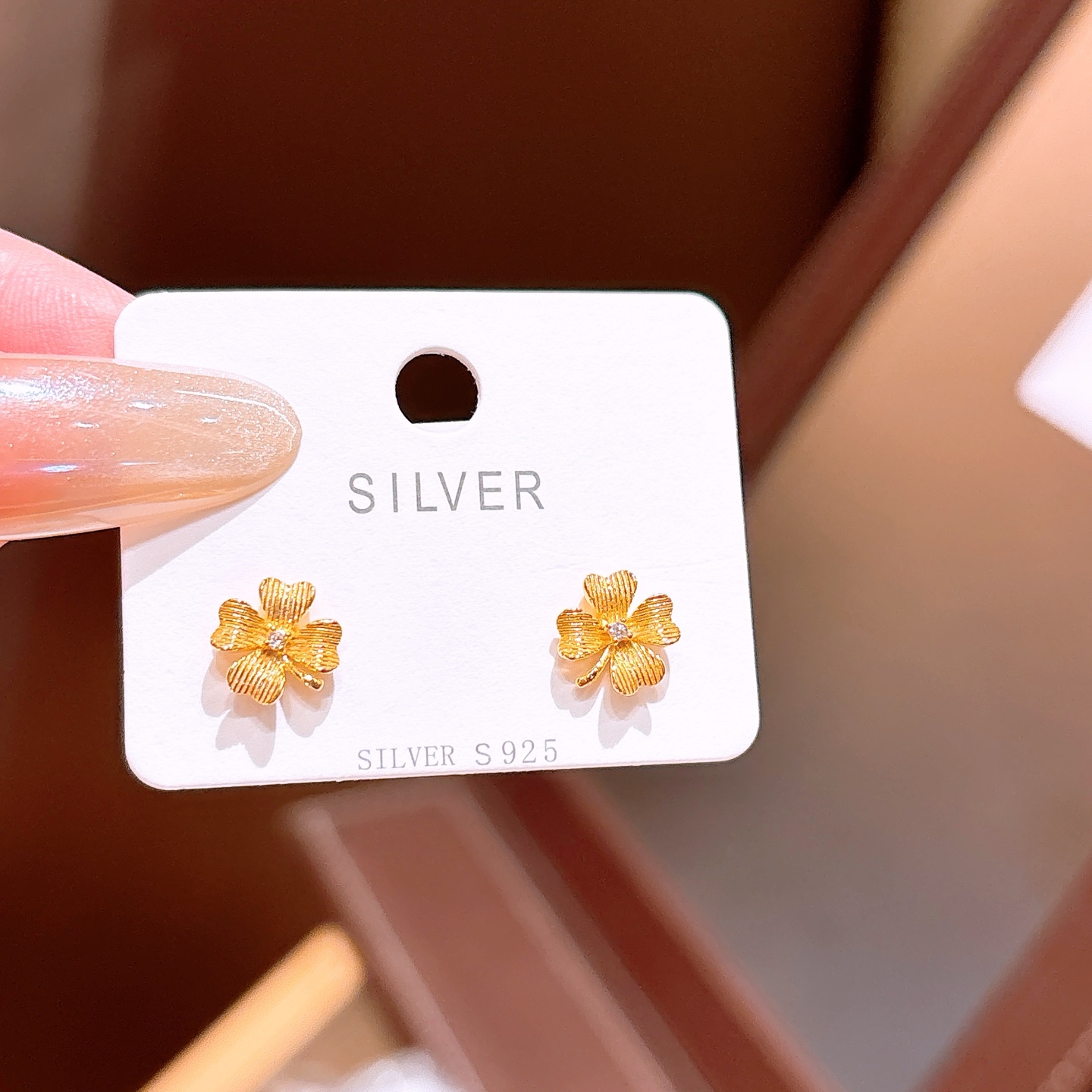 Low Allergy Silver Earrings Playful Date Night Gold