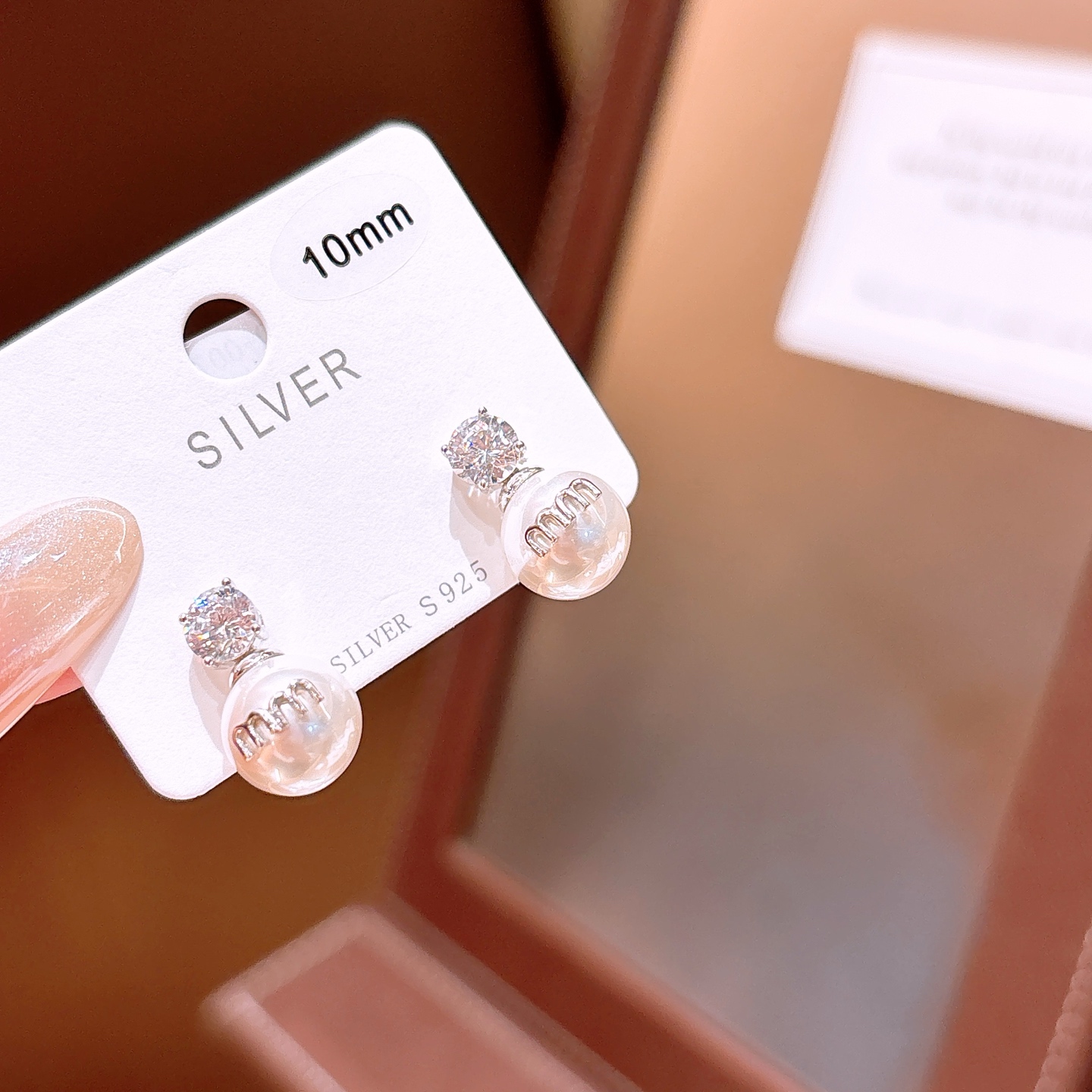 925 Silver Earrings Dainty Wedding Favor Gold