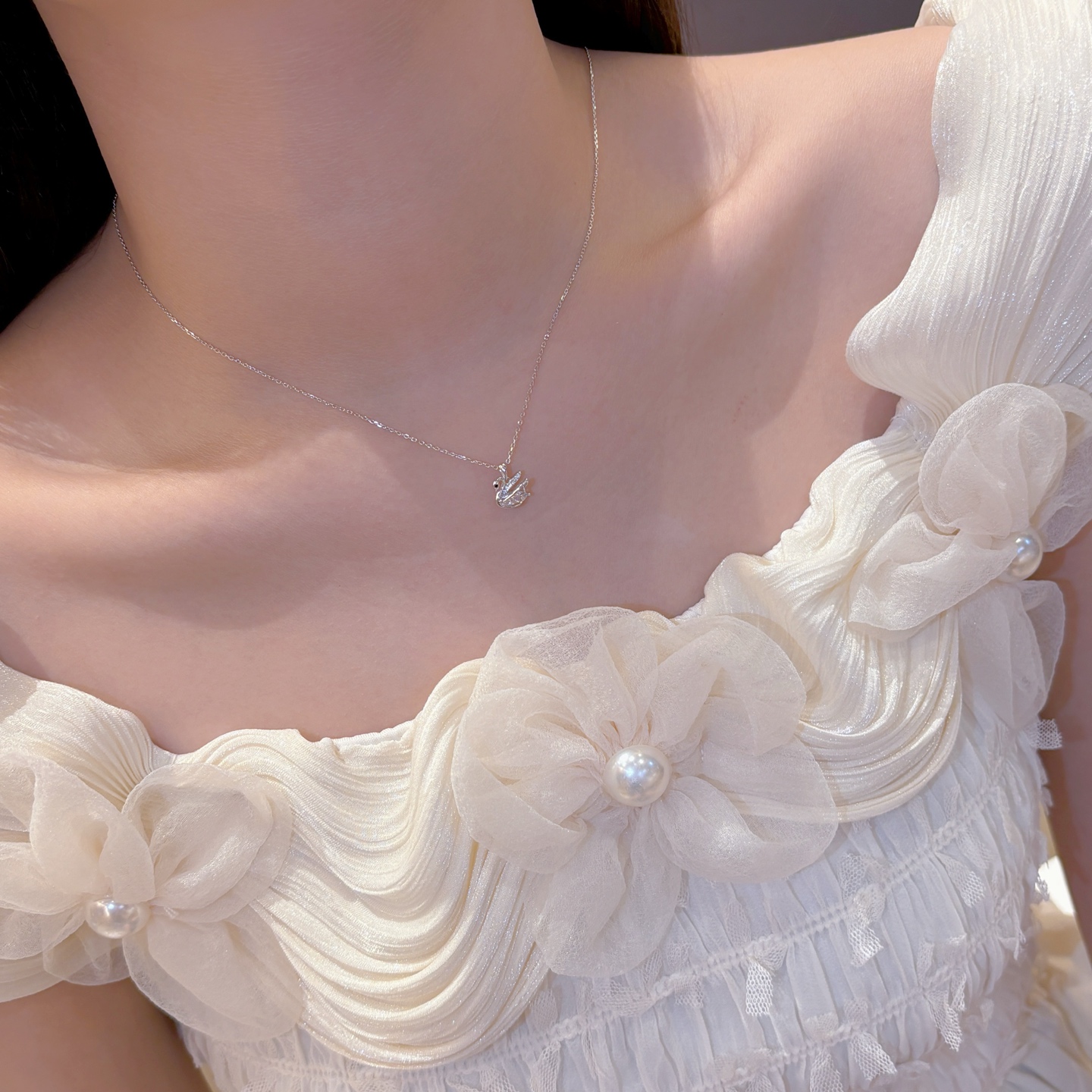 S925 Sterling Silver Necklace Premium Annual Party Gold