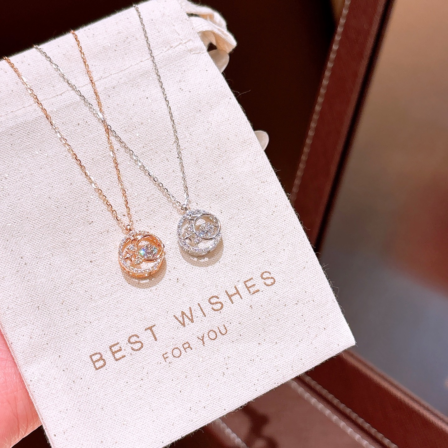 Nickel Free Silver Necklace Sweet Spring Festival Gold