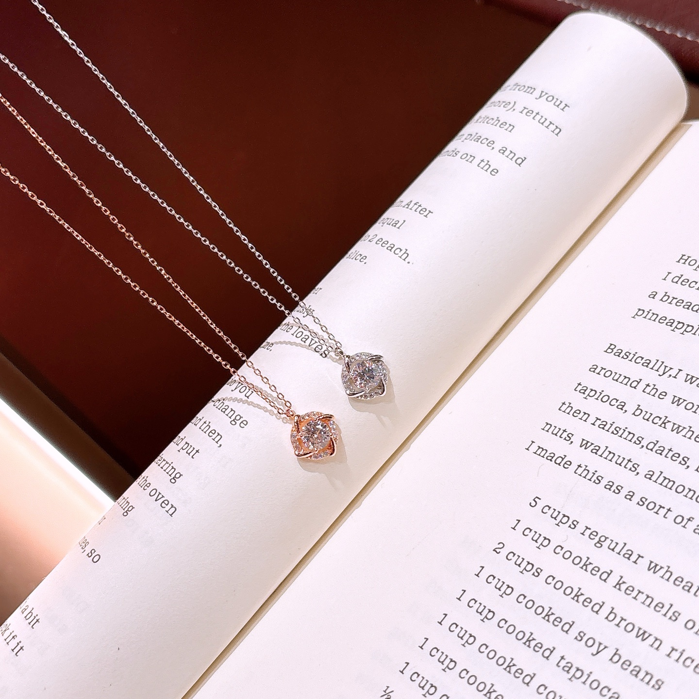 Nickel Free Silver Necklace Artistic Mother's Birthday Gold