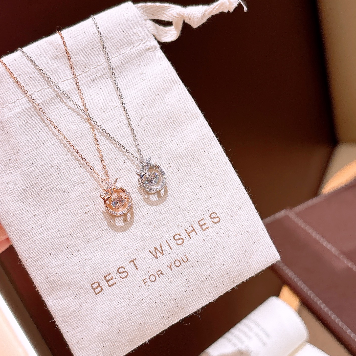 甘い高品質シルバーネックレスシルバー 卒業