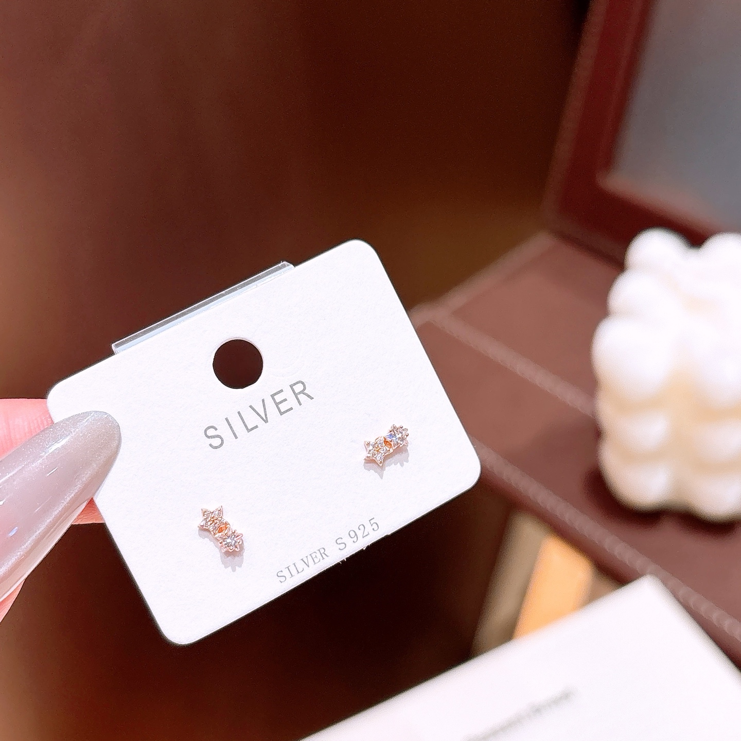 High Polish Silver Earrings Chic Self-love Gold