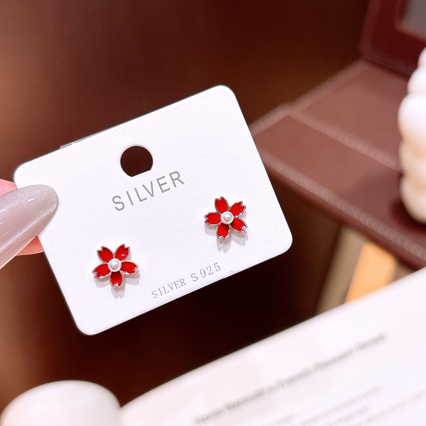 Low Allergy Silver Earrings Lively Engagement Gold