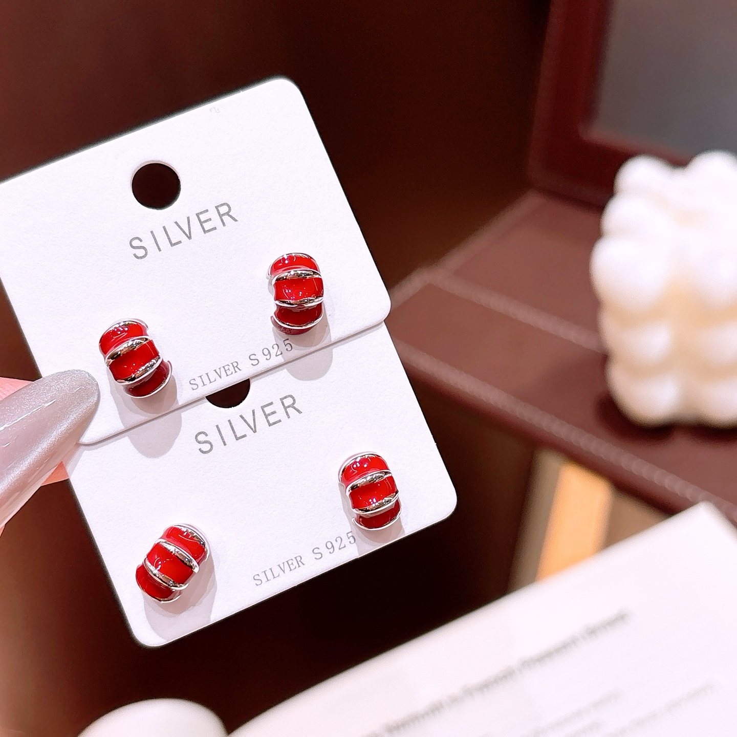 Fine Silver Earrings Cute Birthday Gold