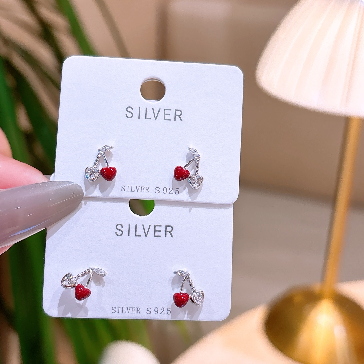 アーティスティックニッケル無添加銀イヤリングシルバー 卒業