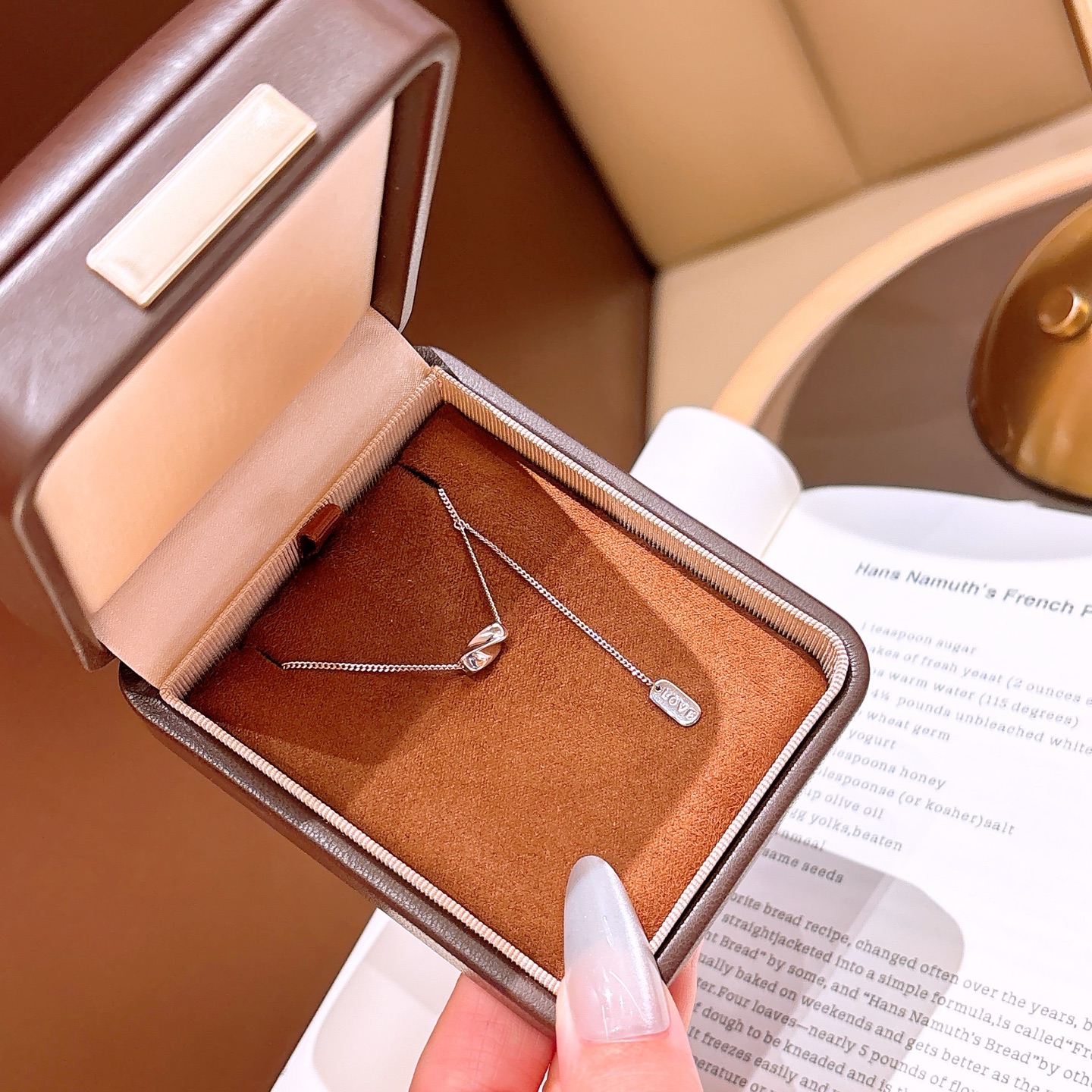 Low Allergy Silver Necklace Vintage Mother's Day Silver