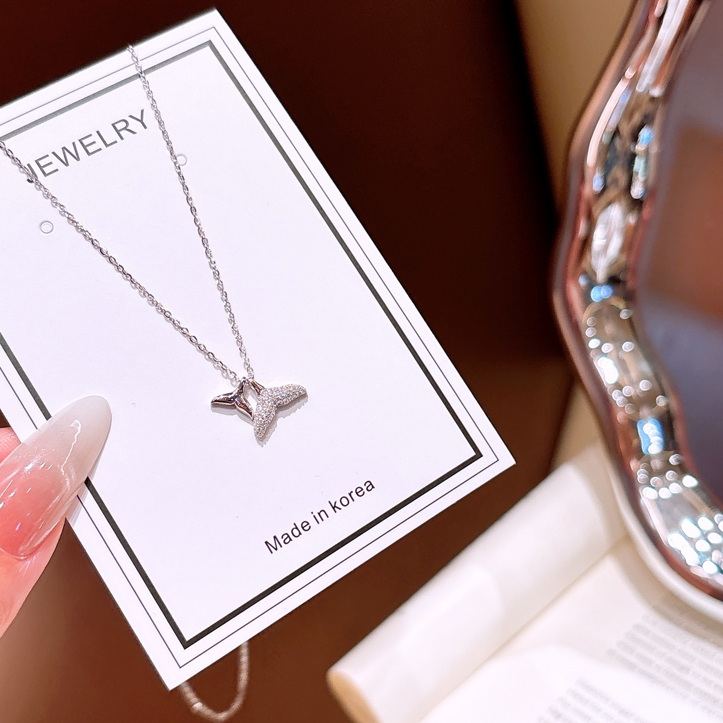 S925 Sterlingsilber Moissanit Kette Filigran Bankett Gold