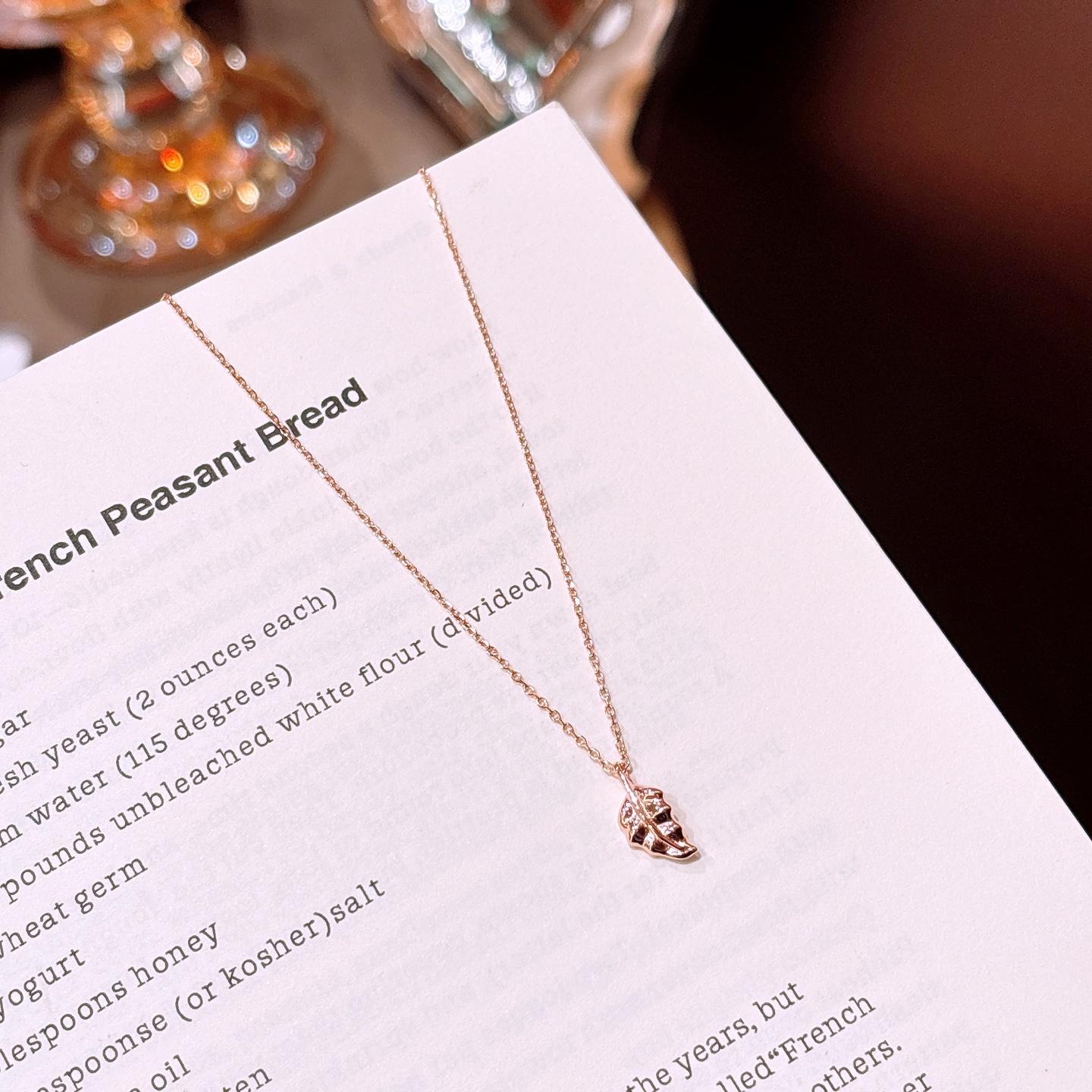 Nickel Free Silver Necklace Ethereal Housewarming Gold