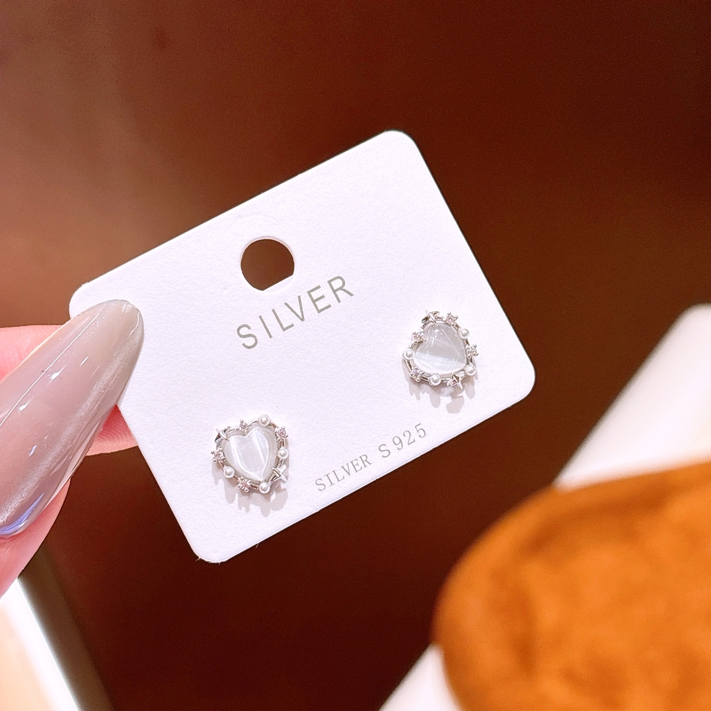 Nickel Free Silver Earrings Girly Self-love Gold