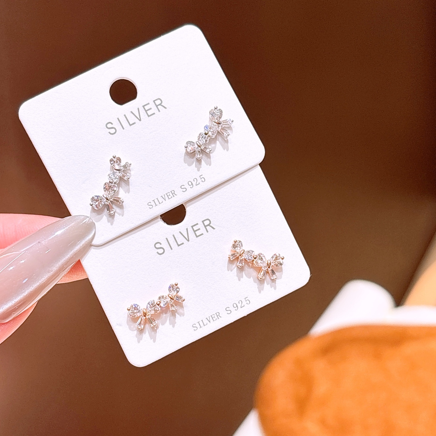 Nickel Free Silver Earrings Ultra Minimal Housewarming Gold