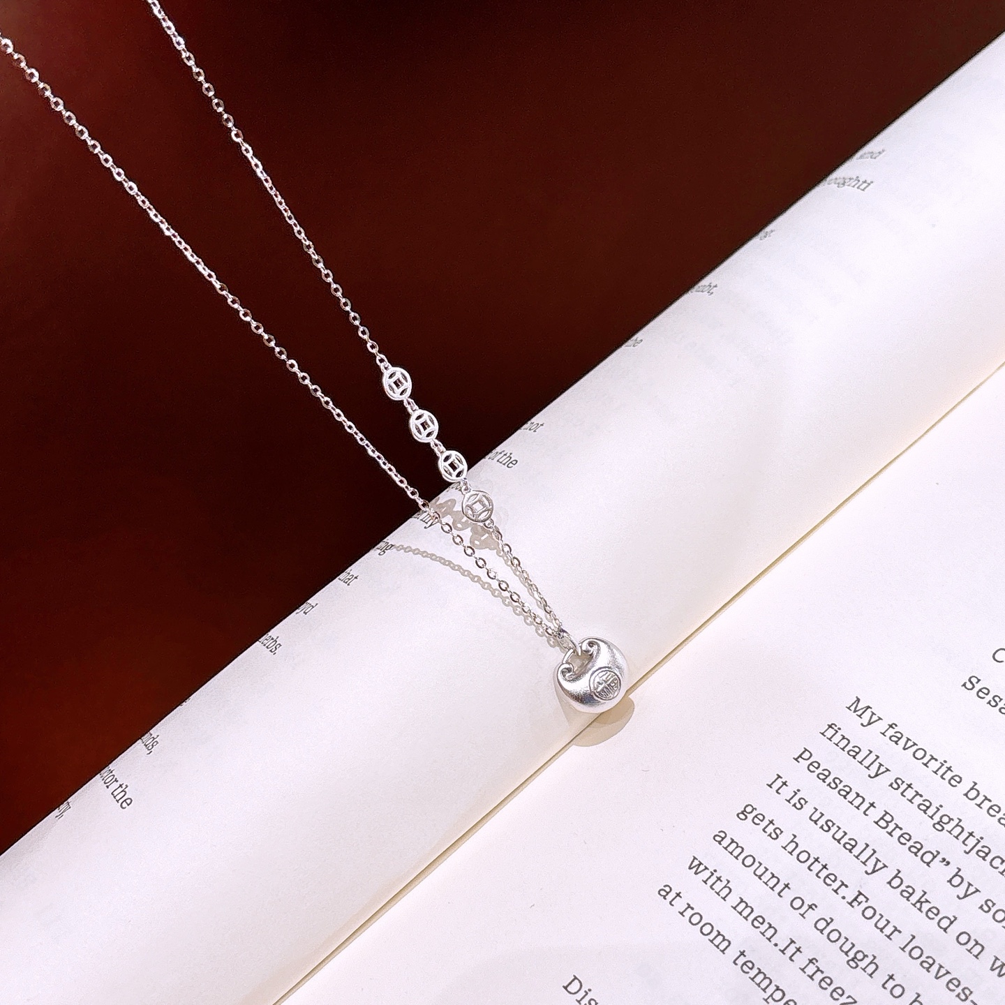 Nickelfreies Silber Kette Intellektuell Vatertag Gold