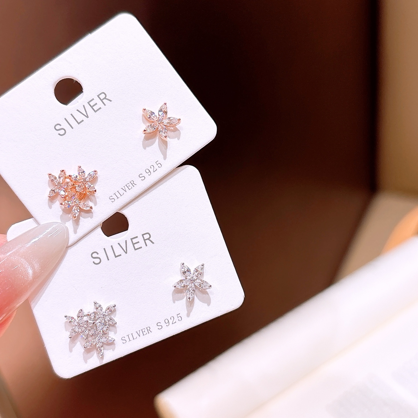 Low Allergy Silver Earrings French Date Night Silver