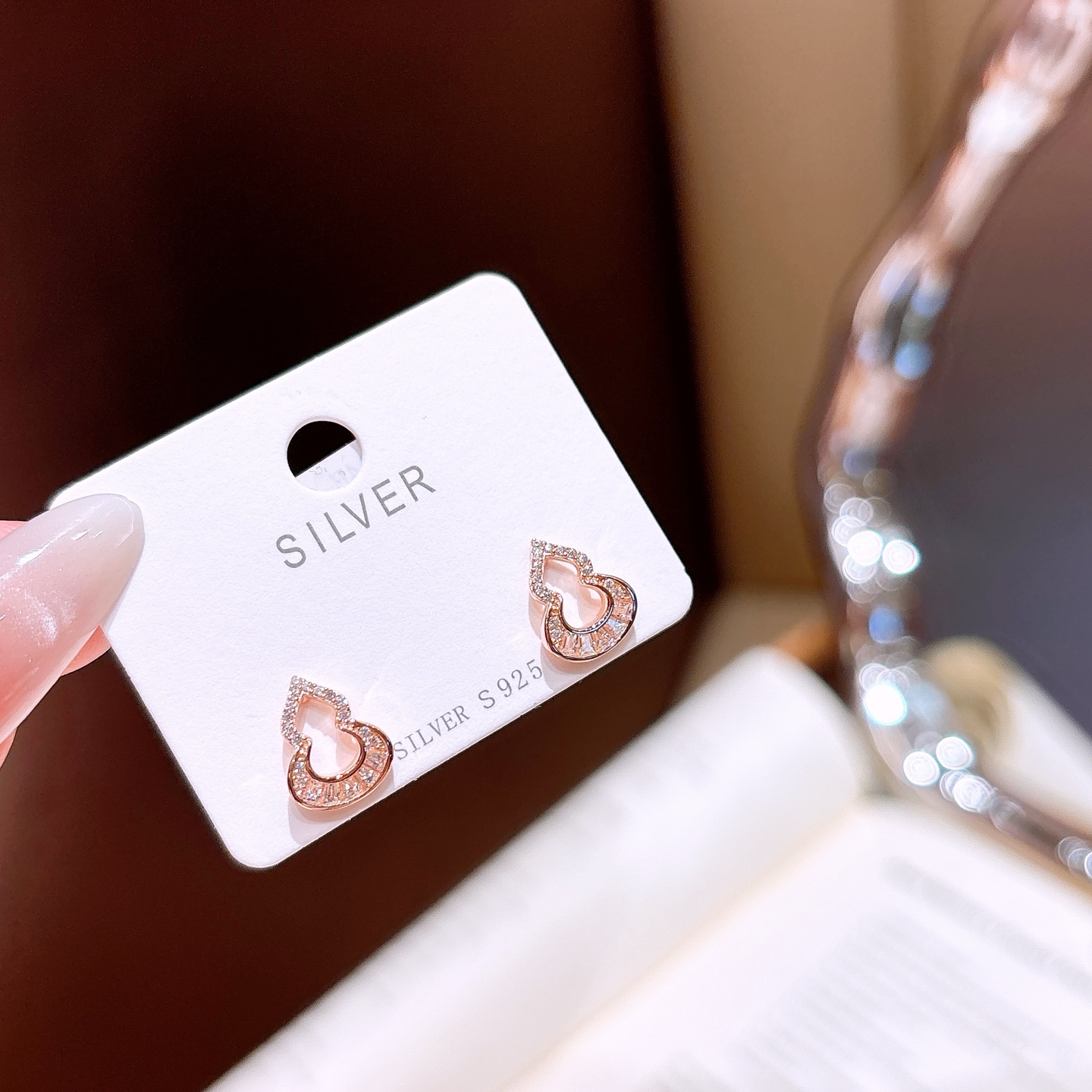 Nickel Free Silver Earrings Elegant Housewarming Silver