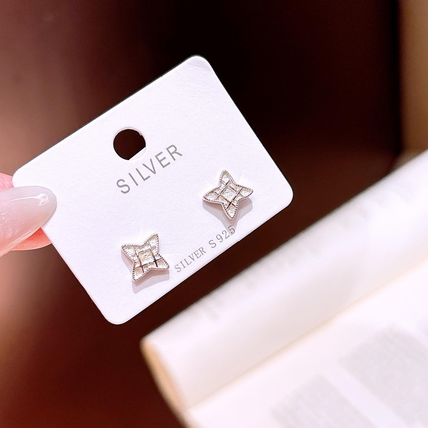 Solid Silver Earrings Fashion Teacher's Day Gold